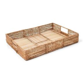 309156 bandeja retangular 42 x 30 cm bamboo copa cia