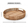 309157 bandeja circular 40 cm bamboo copa cia desenho
