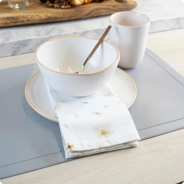 202032 jogo americano avulso retangular pvc color cinza copa cia ambiental