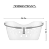 or17006 cesto multiuso para lavanderia 2 l tamanho p ordene desenho