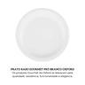 prato raso ceramica pro gourmet branco oxford