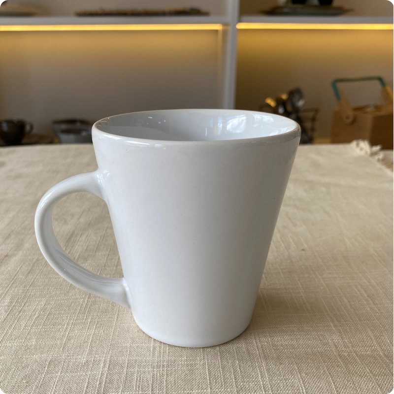 Re:CENO リセノ　BIANCA LINE-DOT 200×250cm Caneca De Cerâmica Drop 250ml Branca Biona | Loja Kaster