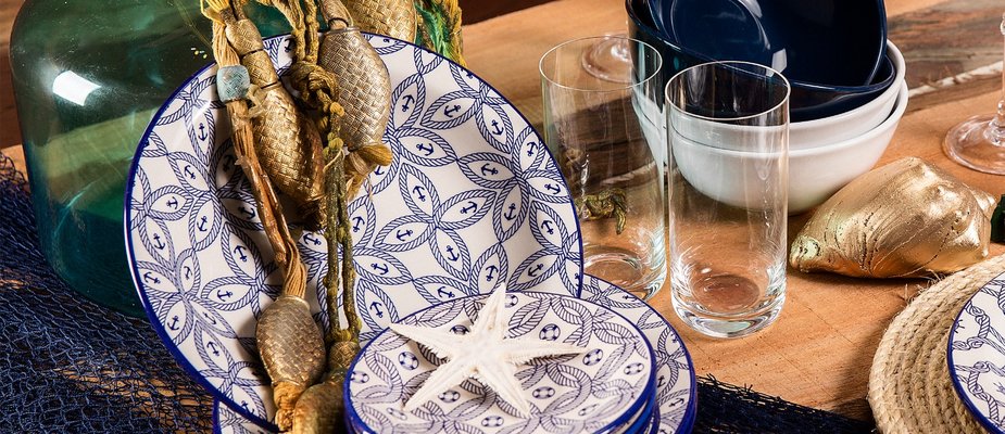 Casa de Praia: 3 Louças Que Trazem o Encanto do Litoral Para Sua Mesa