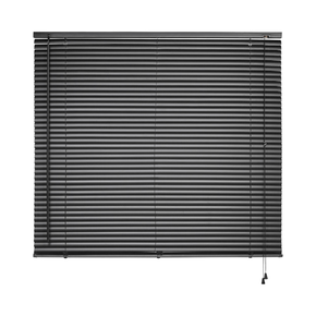 cortina persiana horizontal pvc preta altas