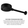 chuveiro de parede novo technoshower onix preto fosco docol 3