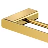 porta toalhas duplo 676mm docol flat ouro polido 1