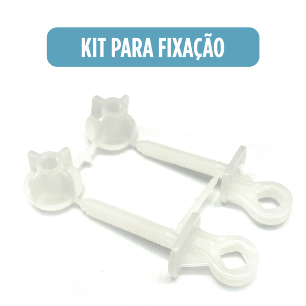 tampa assento sanitario quadrado almofadado preto atlas 6