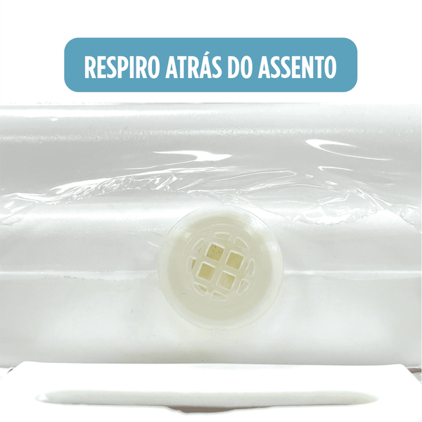 tampa assento sanitario quadrado almofadado preto atlas 12