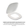 assento sanitario plastico almofadado monte carlo quadrado atlas branco 2