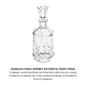 garrafa para whisky de cristal soho 750ml wolff crystal bohemia 5
