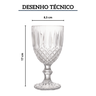 jogo de 6 tacas para agua de vidro greek 320ml wolf 4