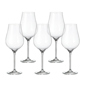 58795 jogo de 6 tacas para agua 650ml limosa crystal bohemia