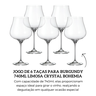 58796 jogo de 6 tacas para burgundy 740ml limosa crystal bohemia descr