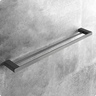 porta toalhas duplo 676 mm docol flat grafite escovado 3