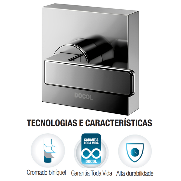 acabamento para registro docol base 12 34 e 1 docol stillo grafite polido