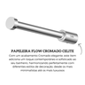 b5048f3cr0 papeleira flow cromado celite descr