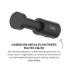 b5041f30r0 cabide em metal flow preto matte celite descr
