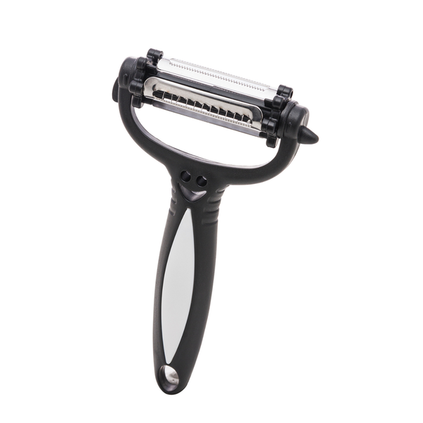 descascador de legumes de aco inox e plastico preto 15cm lyor 4