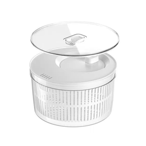 kit organizador e secador de saladas ou 5 5l clear fresh natural 3