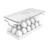 organizador de ovos com tampa clear fresh 36 unidades ou 3