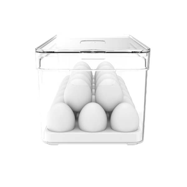 organizador de ovos com tampa clear fresh 36 unidades ou 5