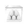 organizador de ovos com tampa clear fresh 36 unidades ou 5