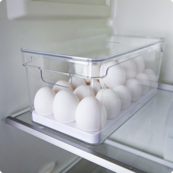 organizador de ovos com tampa clear fresh 36 unidades ou 2