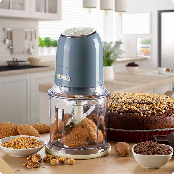 triturador de alimentos ariete 438 vintage azul 2 velocidades 6