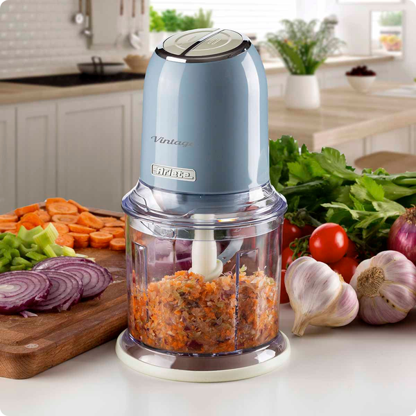triturador de alimentos ariete 438 vintage azul 2 velocidades 9