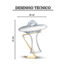 decanter noe com suporte secador de aco inox revestido em ouro riva 1