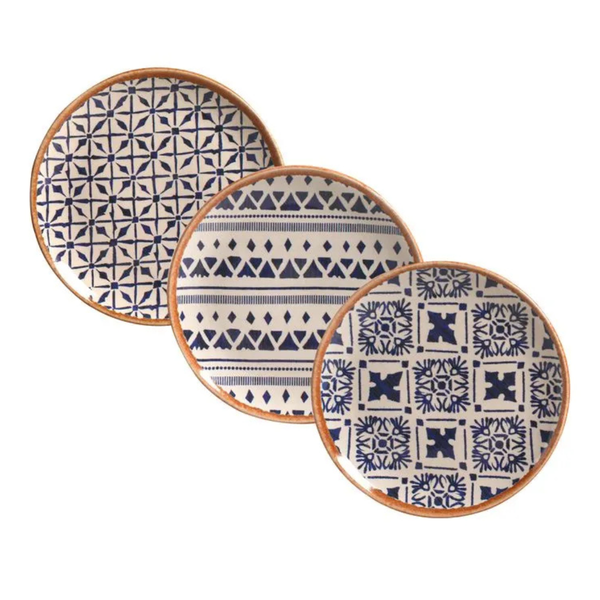Jogo de 6 Pratos Sobremesa Porto Brasil Stoneware | Loja Kaster
