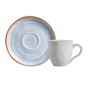 xicaras de cha com pires bio era 120ml porto brasil