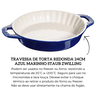 405111650 travessa de torta redonda 24cm azul marinho staub zwilling descr