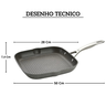 750028250 grill retangular revestido em salina gratinium 28cm zwilling ballarini desenho