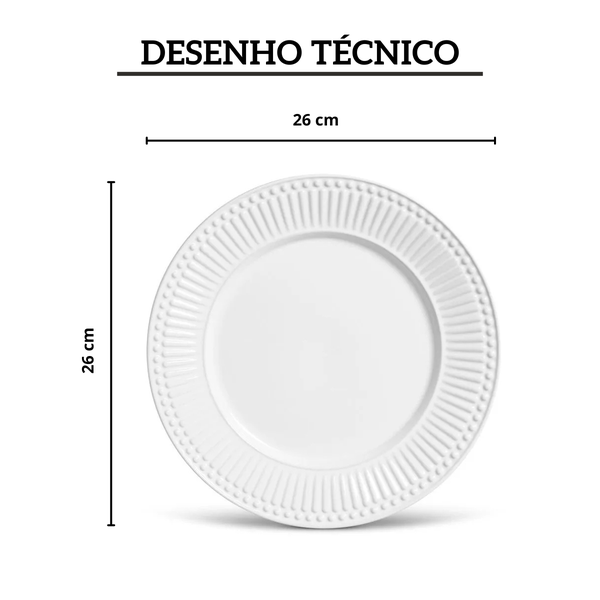 pratos raso roma branco o26cm porto brasil 2