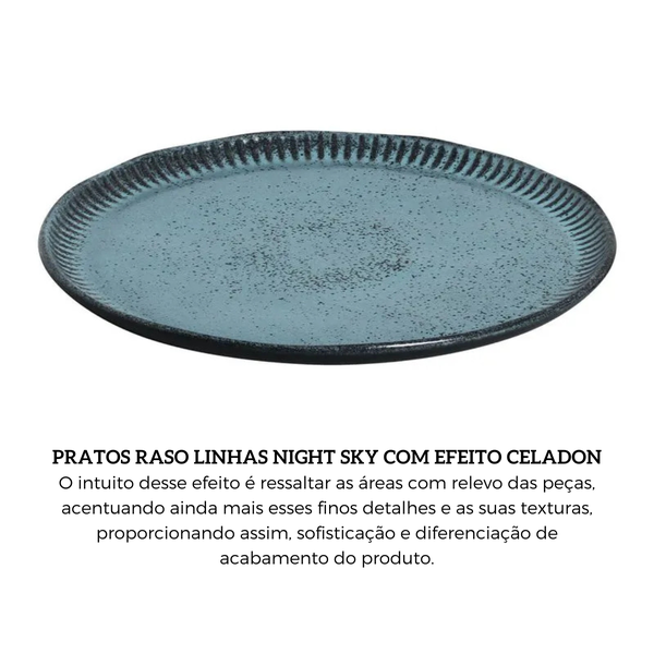 pratos raso linhas night sky o27 5cm porto brasil 3