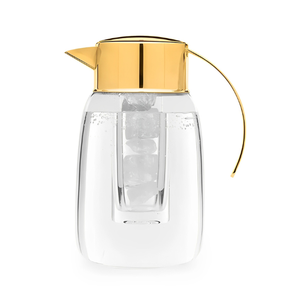 go0620 jarra catania inox 0revestido em ouro 24k riva