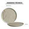 pratos raso bio stoneware campestre o27 5cm porto brasil 1