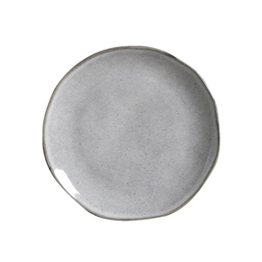 pratos de sobremesa organico concreto o19 5cm porto brasil