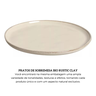 pratos de sobremesa bio rustic clay 21 5cm porto brasil 2