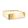 gt0005 porta guardanapo horizontal ritratto revestido em ouro 24k riva