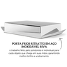 rt0004 porta frios ritratto em aco inoxidavel riva descr