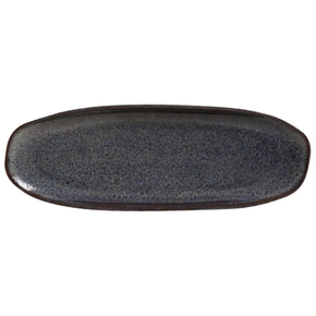 travessas oval rasa grande organico titanium 36x13cm porto brasil