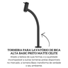 b5063c7r0b torneira para lavatorio de bica alta basic preto matte celite descr