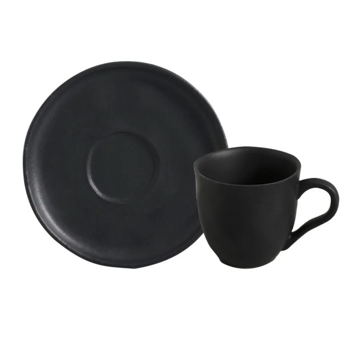 Xícara de Chá Porto Brasil Orgânico 170ml Preto Matte | Loja Kaster