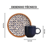 xicaras de cafe com pires coup stoneware new asteca 97ml porto brasil 2