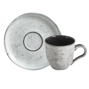 xicaras de cha organico 170ml com pires bio echo porto brasil