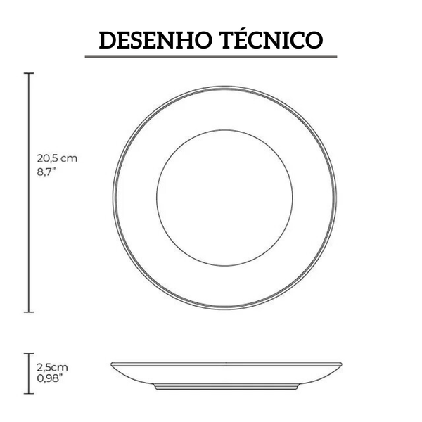pratos de sobremesa coup stoneware new mediterraneo o19 4cm porto brasil 1