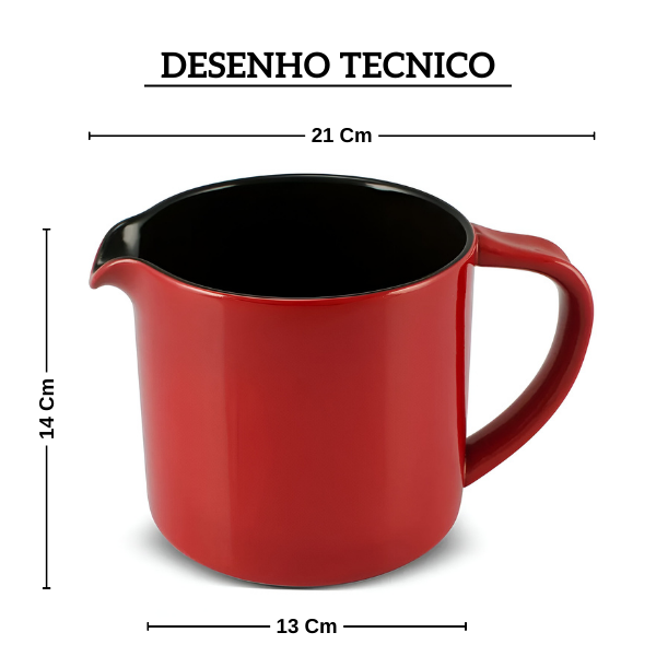 l394166 fervedor de ceramica 1l pomodoro cookware ceraflame desenho