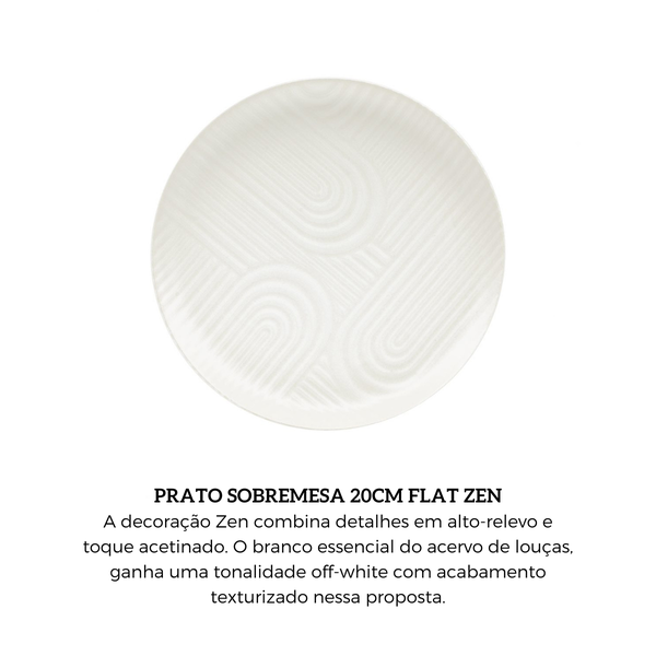 pratos sobremesa 20cm flat zen oxford 1